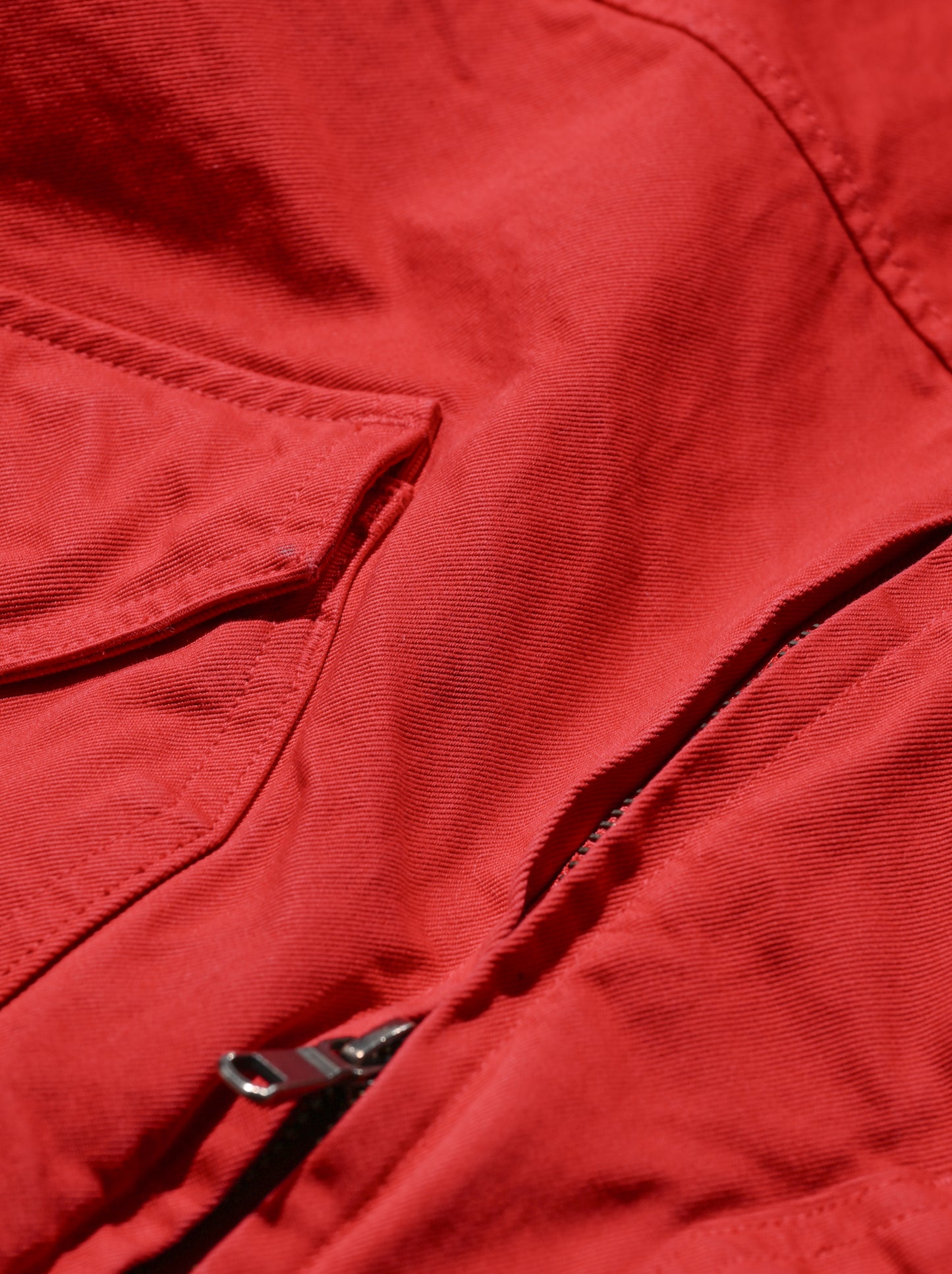 ANCELLM / ZIP BLOUSON -RED