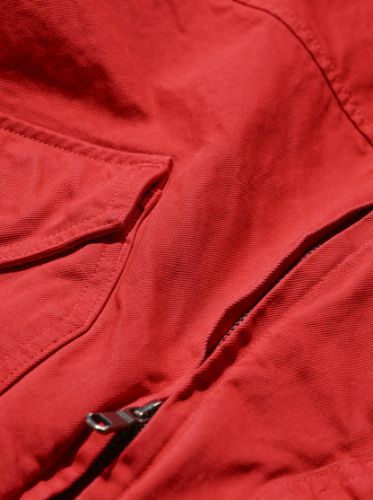 ANCELLM / ZIP BLOUSON -RED