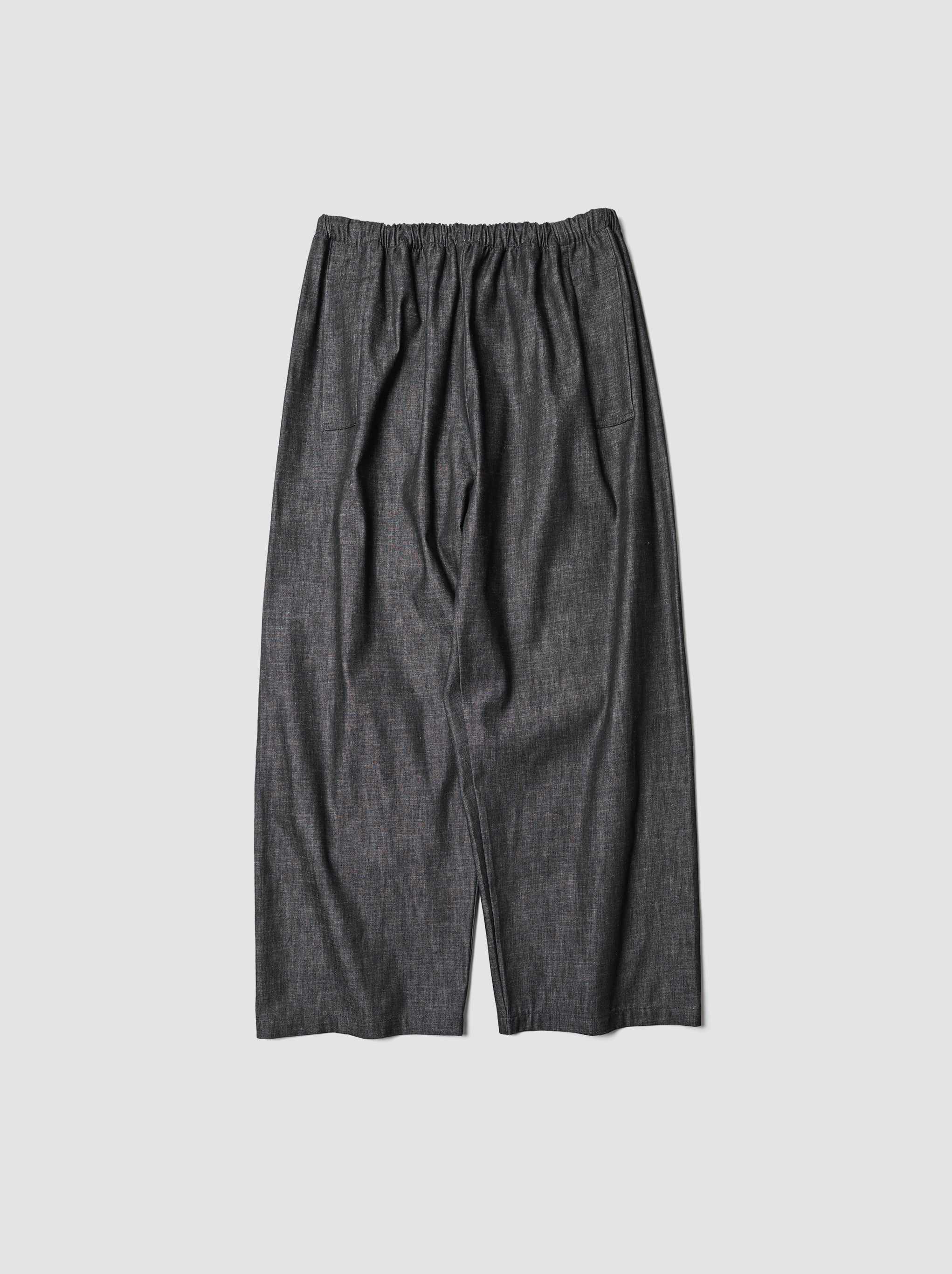 GABRIELA COLL GARMENTS / DENIM FLAP POCKET TROUSERS -BLACK DENIM