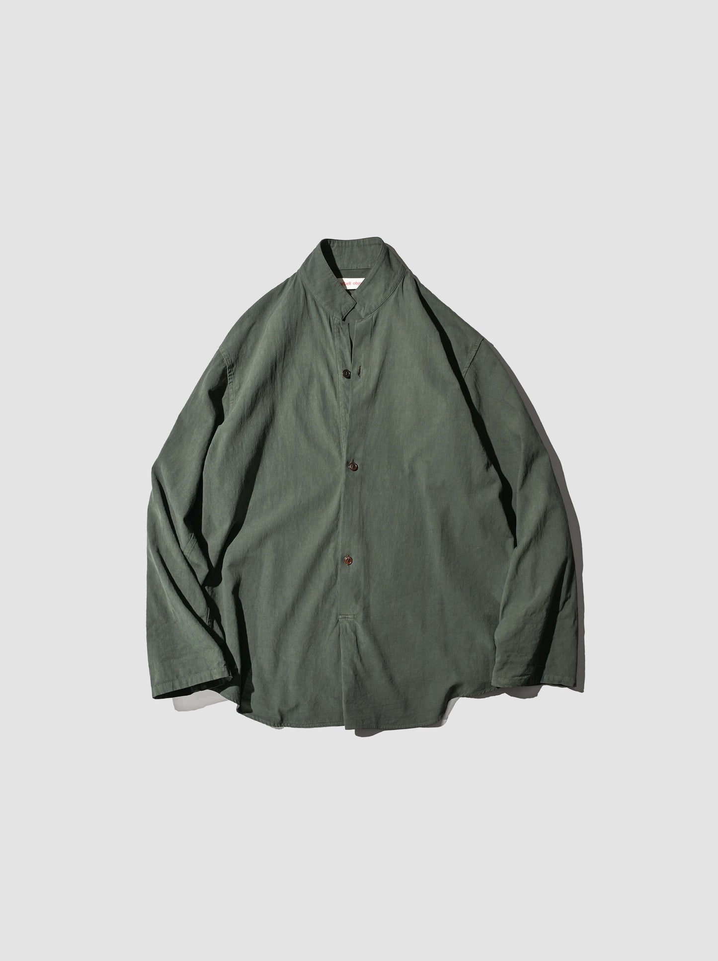 barbell object / twill po -KHAKI