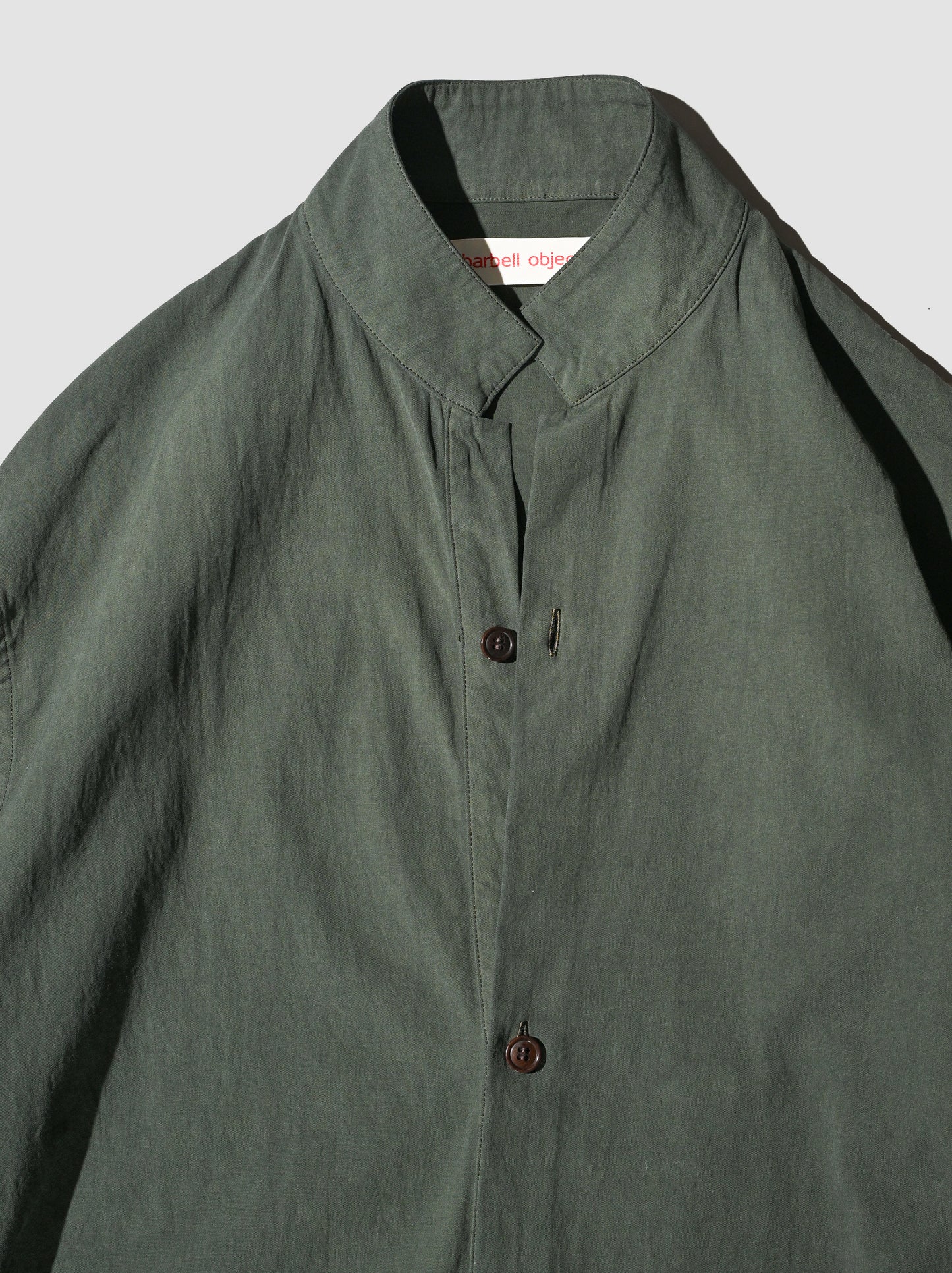 barbell object / twill po -KHAKI