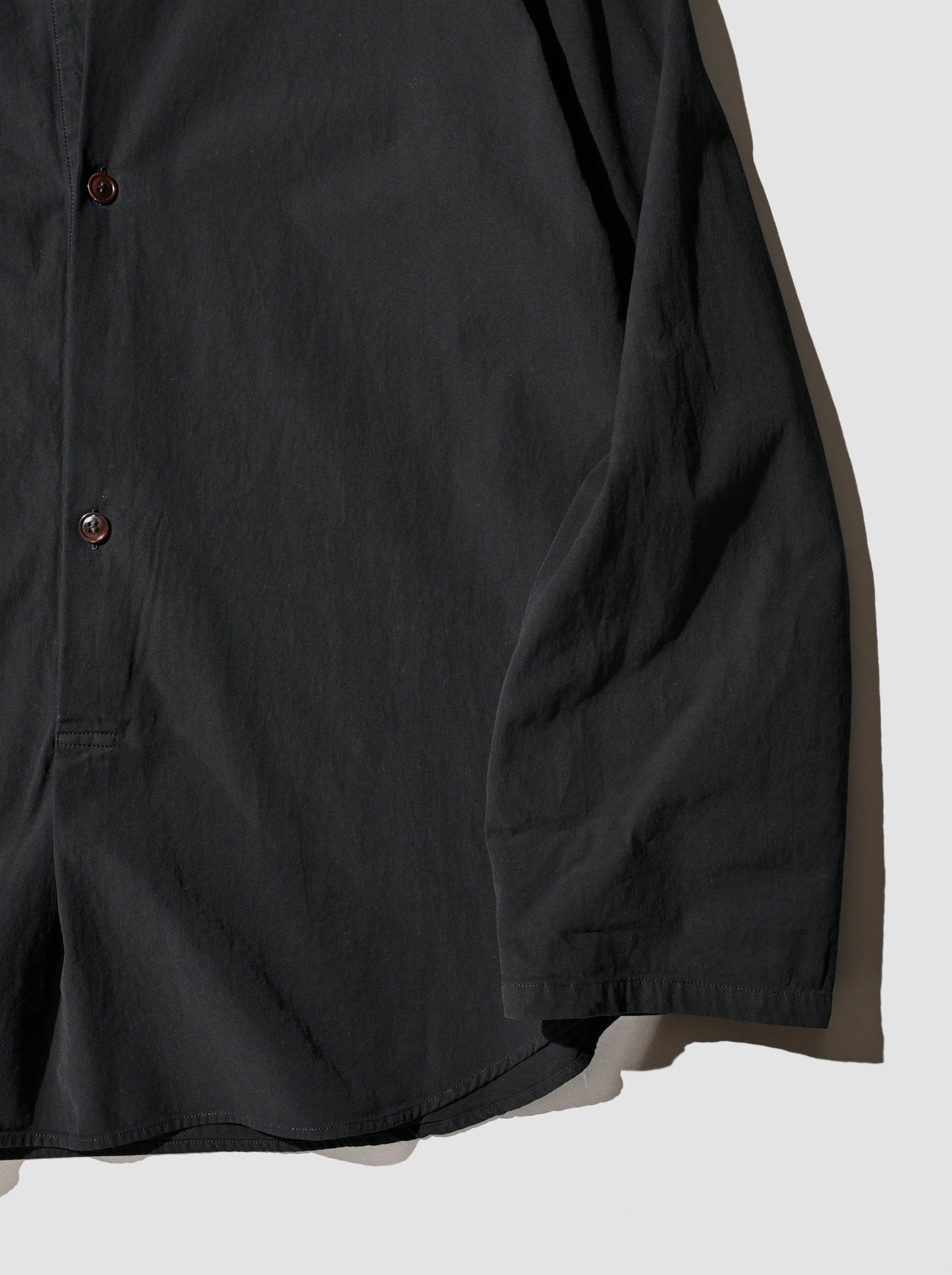 barbell object / twill po -BLACK