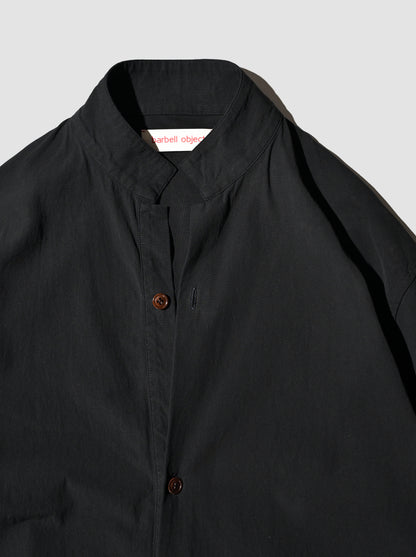 barbell object / twill po -BLACK