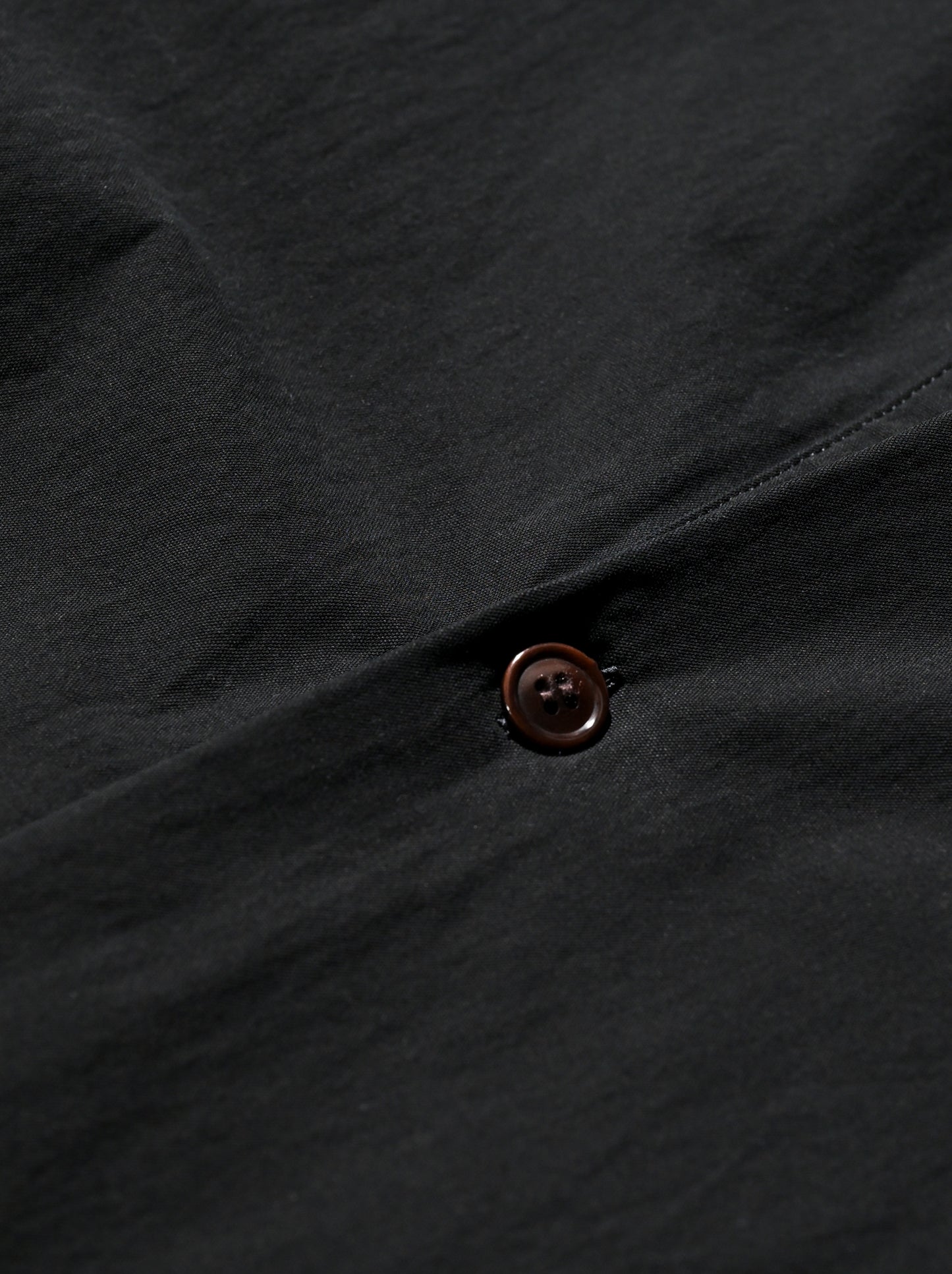 barbell object / twill po -BLACK