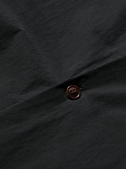 barbell object / twill po -BLACK