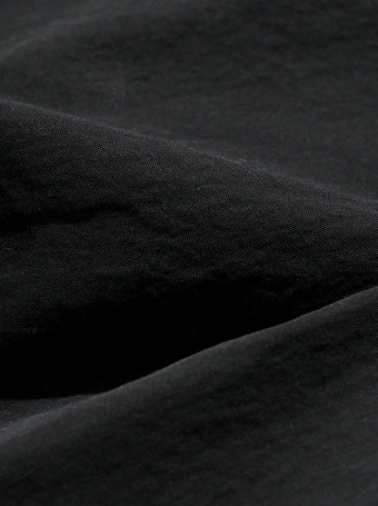 barbell object / twill po -BLACK