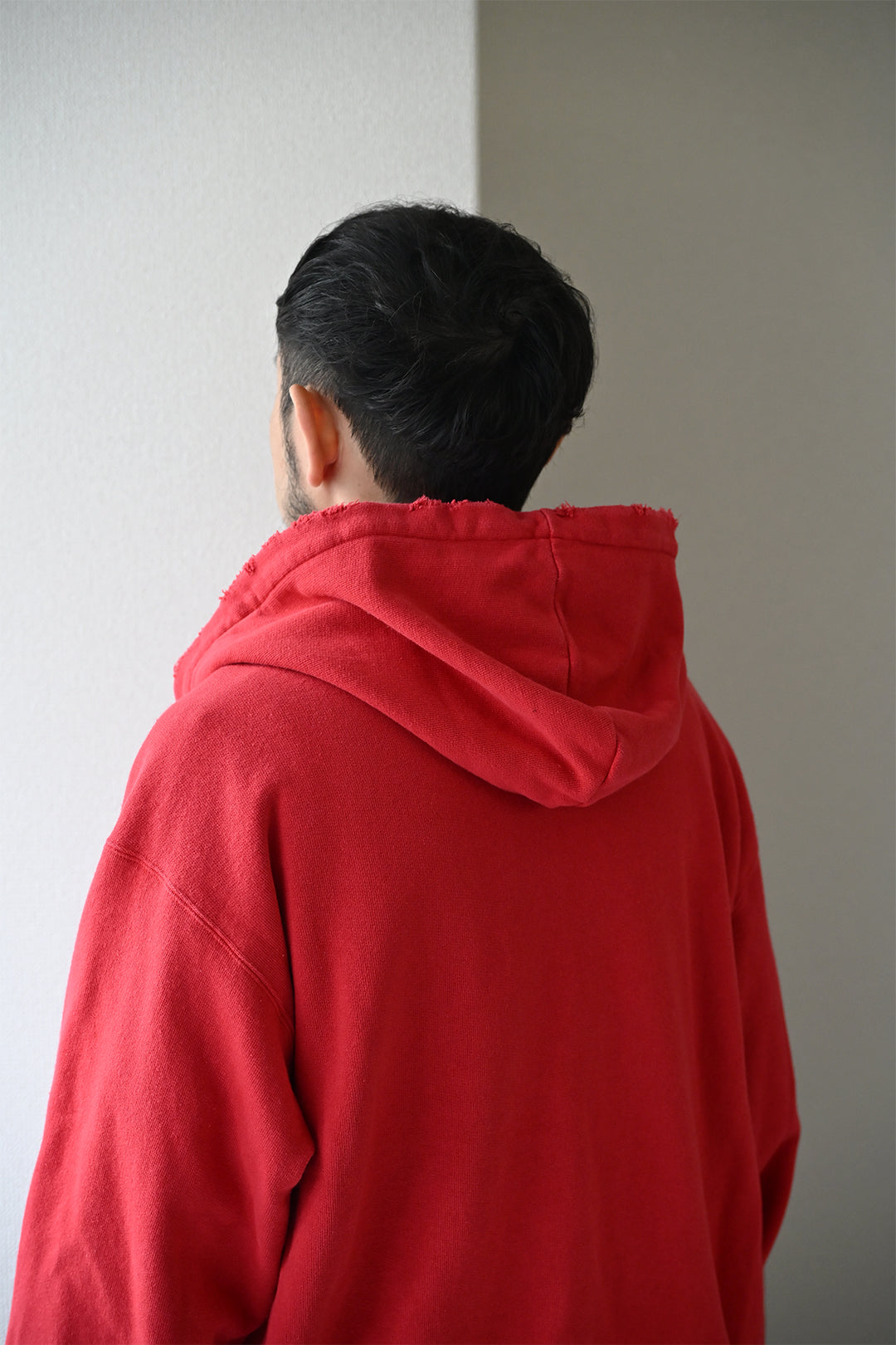 ANCELLM / ZIP UP HOODIE -RED