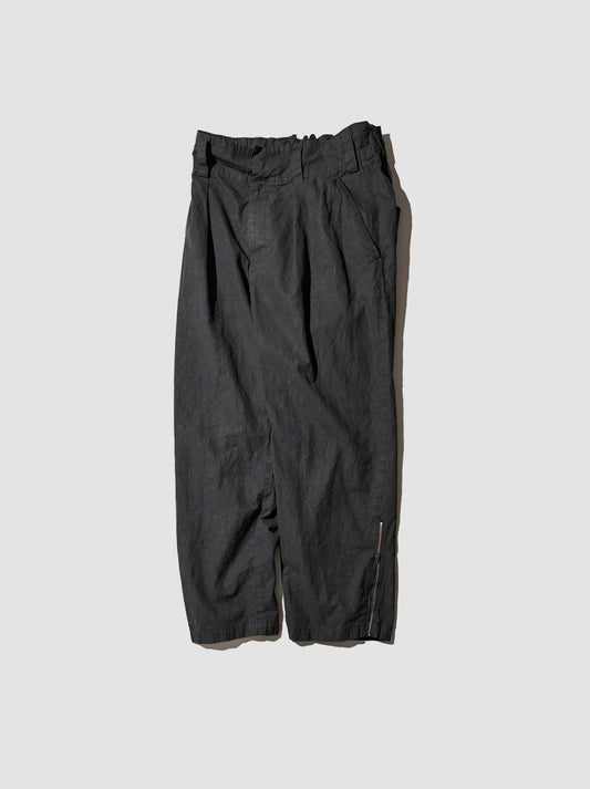 barbell object / zipper pt -BLACK