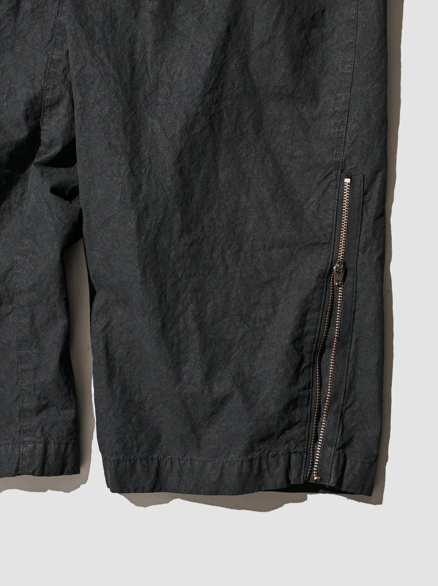 barbell object / zipper pt -BLACK