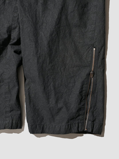 barbell object / zipper pt -BLACK