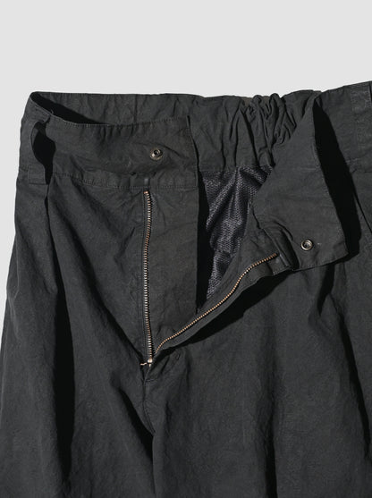 barbell object / zipper pt -BLACK