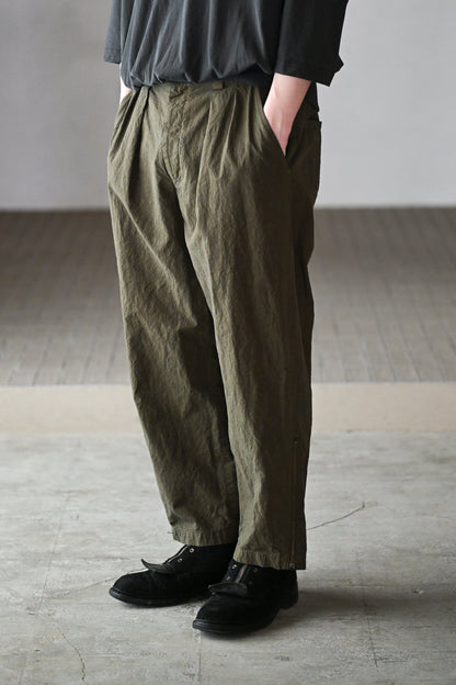 barbell object / zipper pt -KHAKI