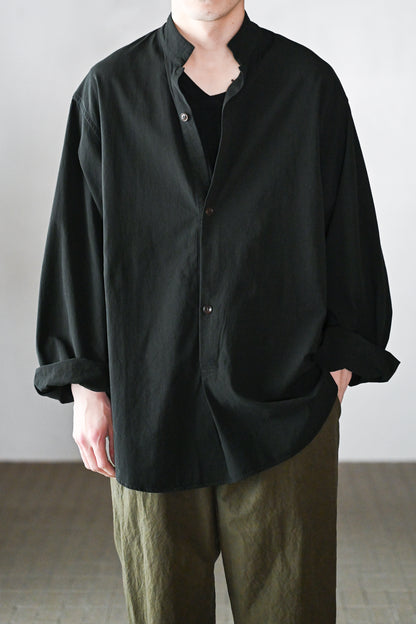 barbell object / twill po -BLACK