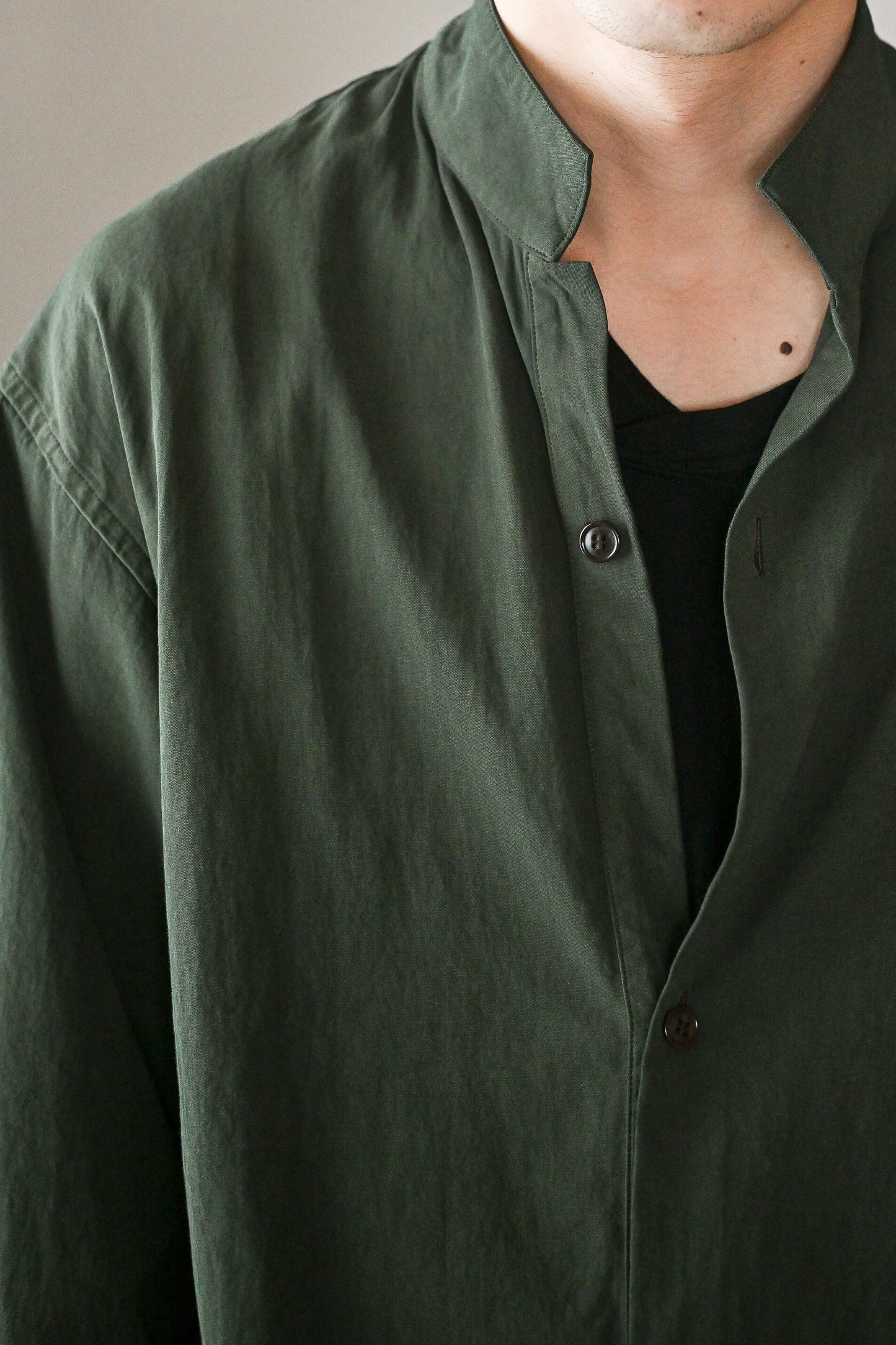 barbell object / twill po -KHAKI