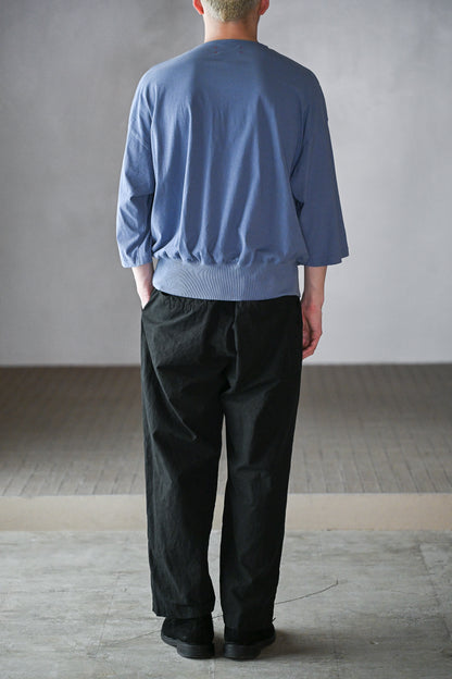 barbell object / zipper pt -BLACK