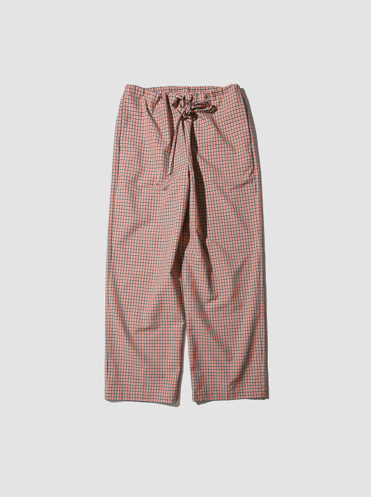 BISOWN / GUNCLUBCHECK SLEEPING PANTS  -RED GUNCLUBCHECK