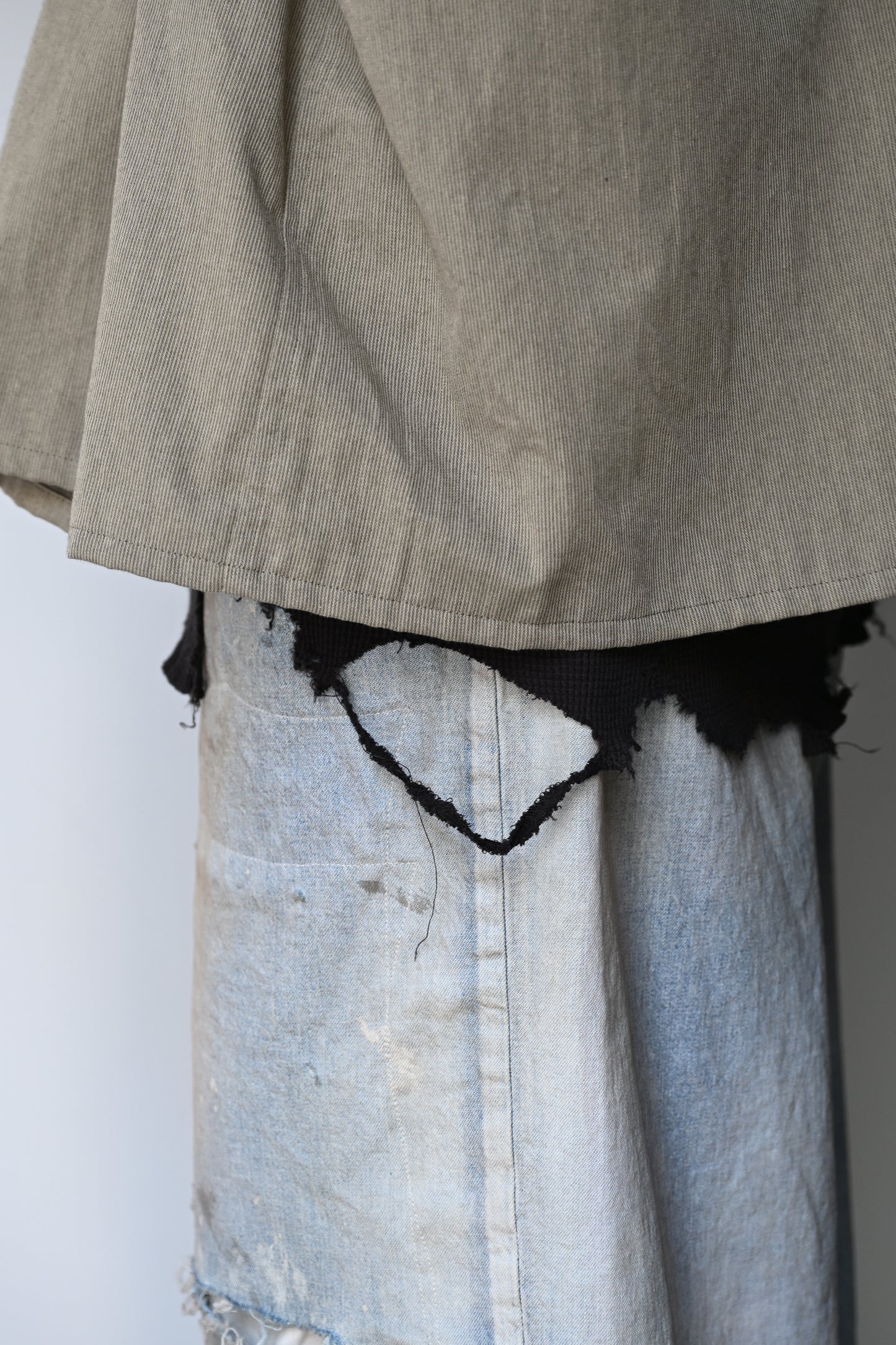 ANCELLM / DAMAGE WAFFLE TANK -D.BROWN