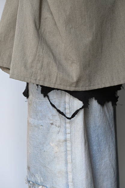 ANCELLM / DAMAGE WAFFLE TANK -D.BROWN