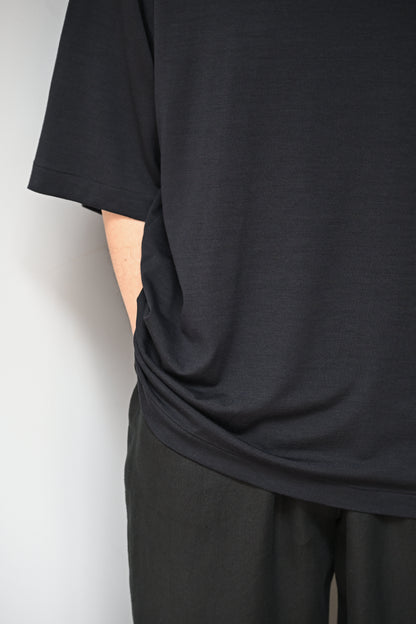 KAPTAIN SUNSHINE / Super Soft Merino Tenjiku Half-sleeve Tee -NAVY