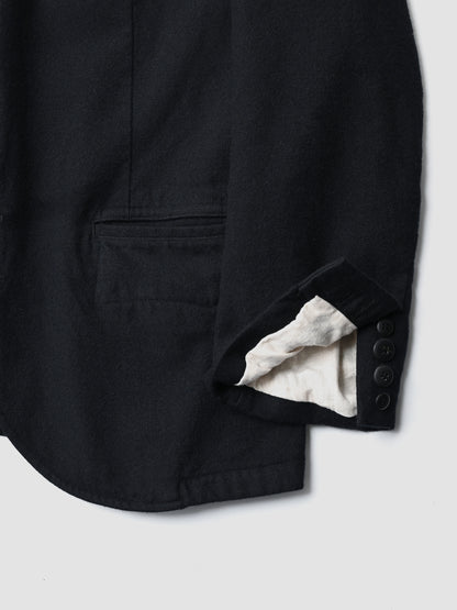 A MACHINE / Felted Waistcoat Jacket -BLACK