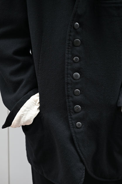 A MACHINE / Felted Waistcoat Jacket -BLACK