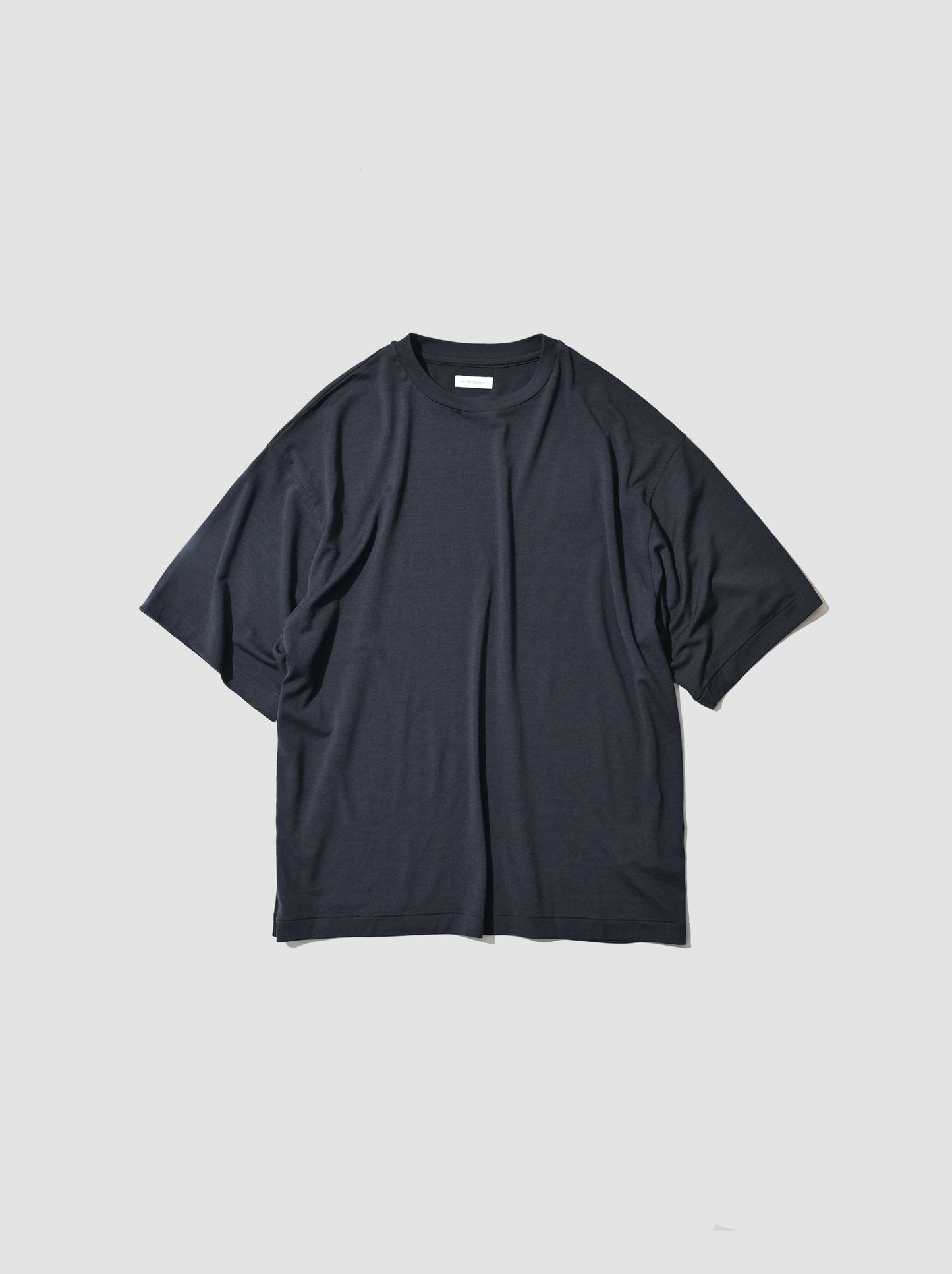 KAPTAIN SUNSHINE / Super Soft Merino Tenjiku Half-sleeve Tee -NAVY