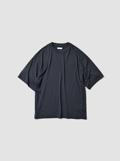 KAPTAIN SUNSHINE / Super Soft Merino Tenjiku Half-sleeve Tee -NAVY