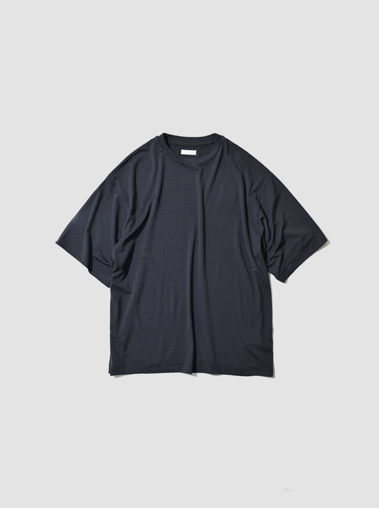 KAPTAIN SUNSHINE / Super Soft Merino Tenjiku Half-sleeve Tee -NAVY