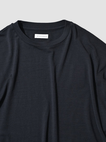 KAPTAIN SUNSHINE / Super Soft Merino Tenjiku Half-sleeve Tee -NAVY