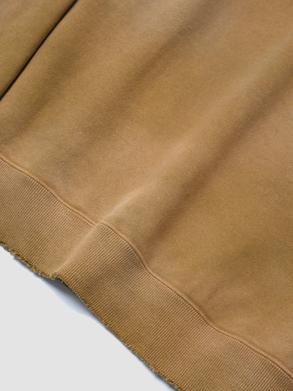 ANCELLM / UNEVENNESS SWEAT SHIRT -MOSS