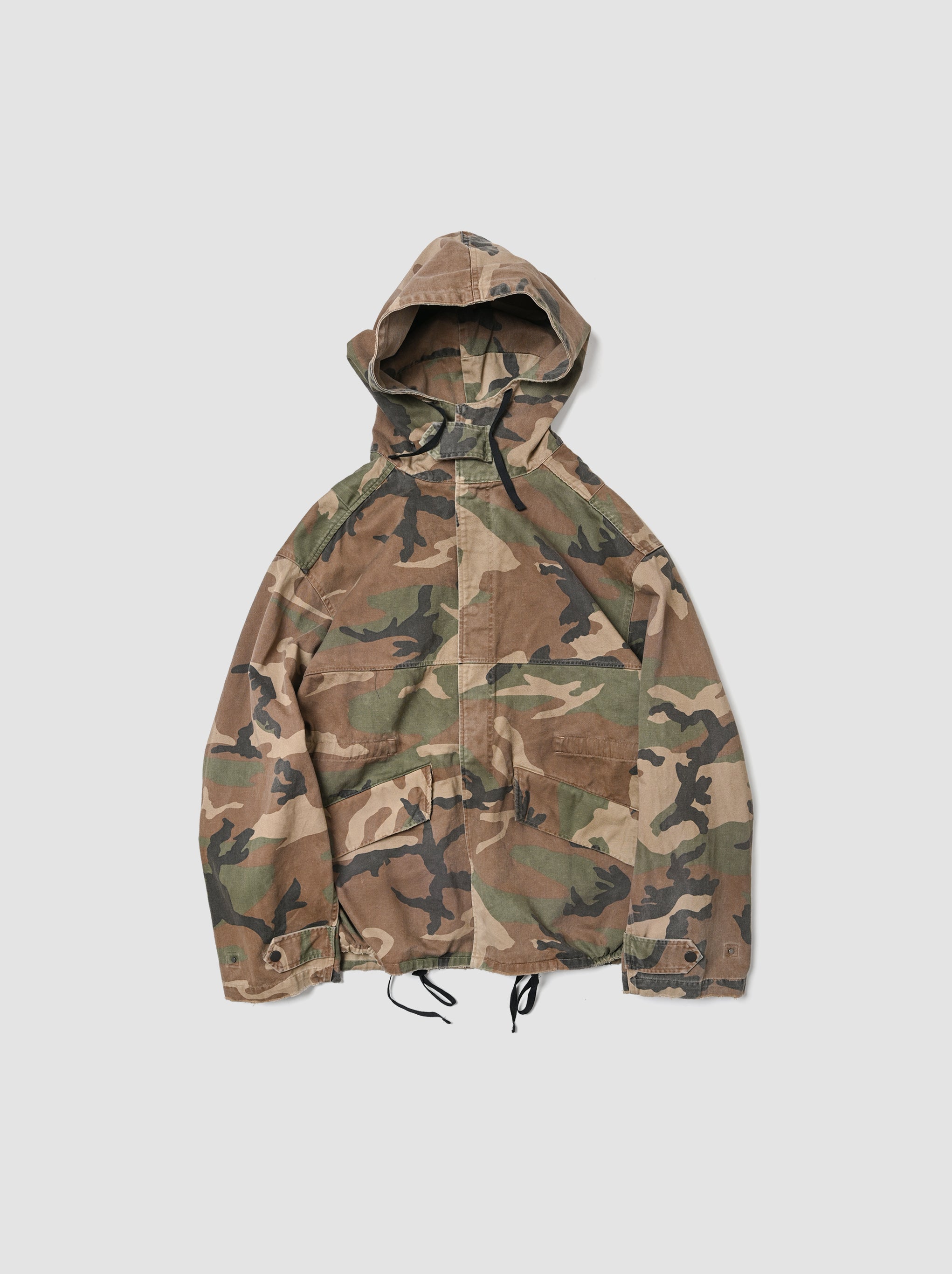 ANCELLM / CAMO OVER HOODIE -WOODLAND
