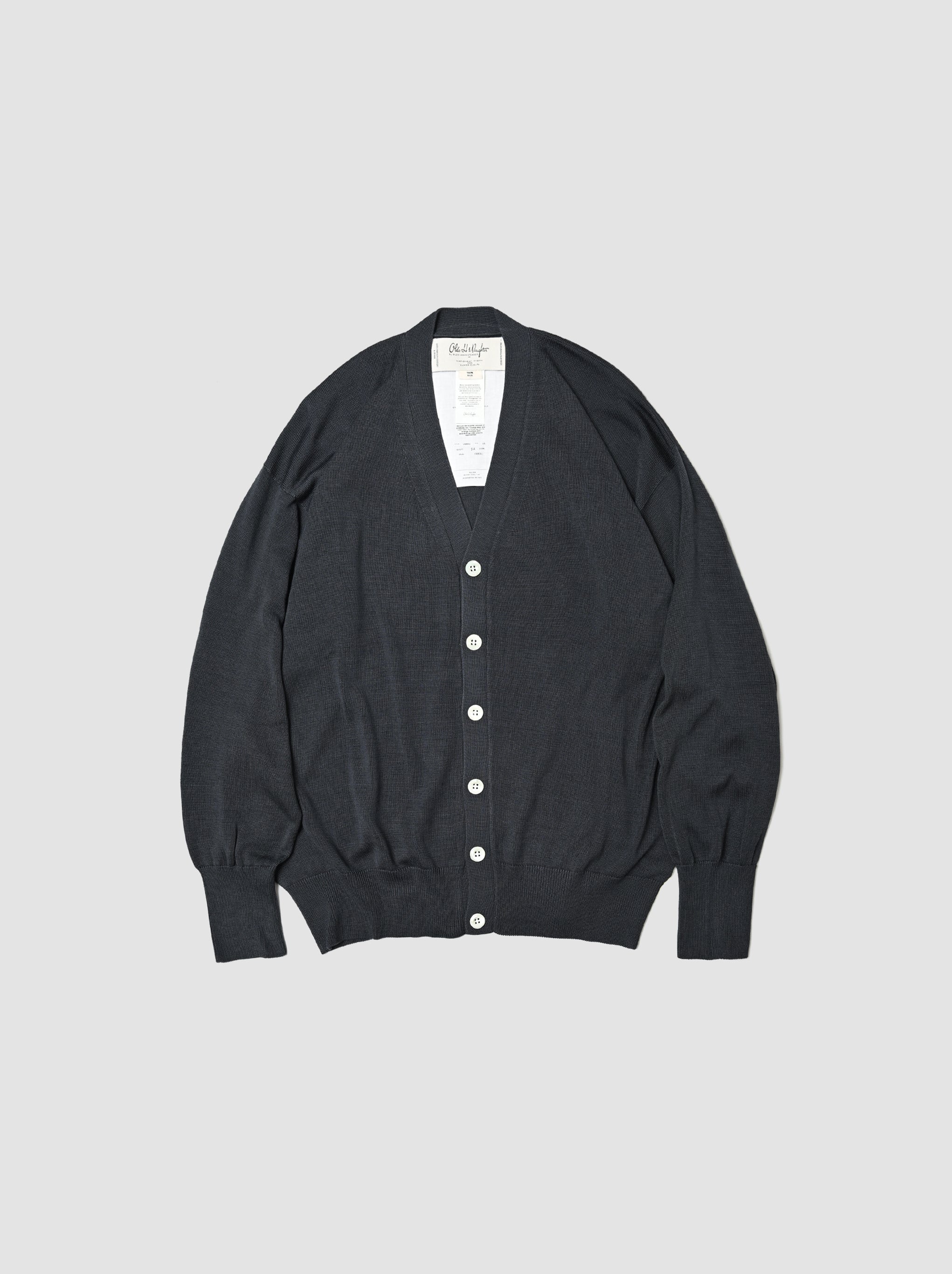 Olde H & Daughter / SILK PLAIN STITCH C/D -CHARCOAL