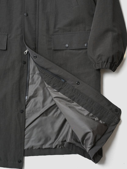 barbell object / padded coat -BLACK