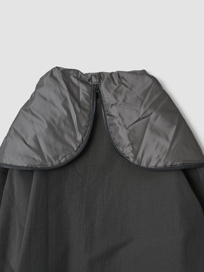 barbell object / padded coat -BLACK