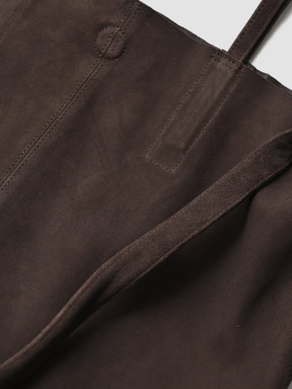 Morphée / 3WAY LARGE TOTE（OIL SUEDE）-DARK CHOCO