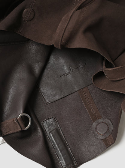 Morphée / 3WAY LARGE TOTE（OIL SUEDE）-DARK CHOCO
