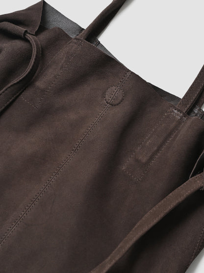 Morphée / 3WAY MIDIUM TOTE（OIL SUEDE）-DARK CHOCO