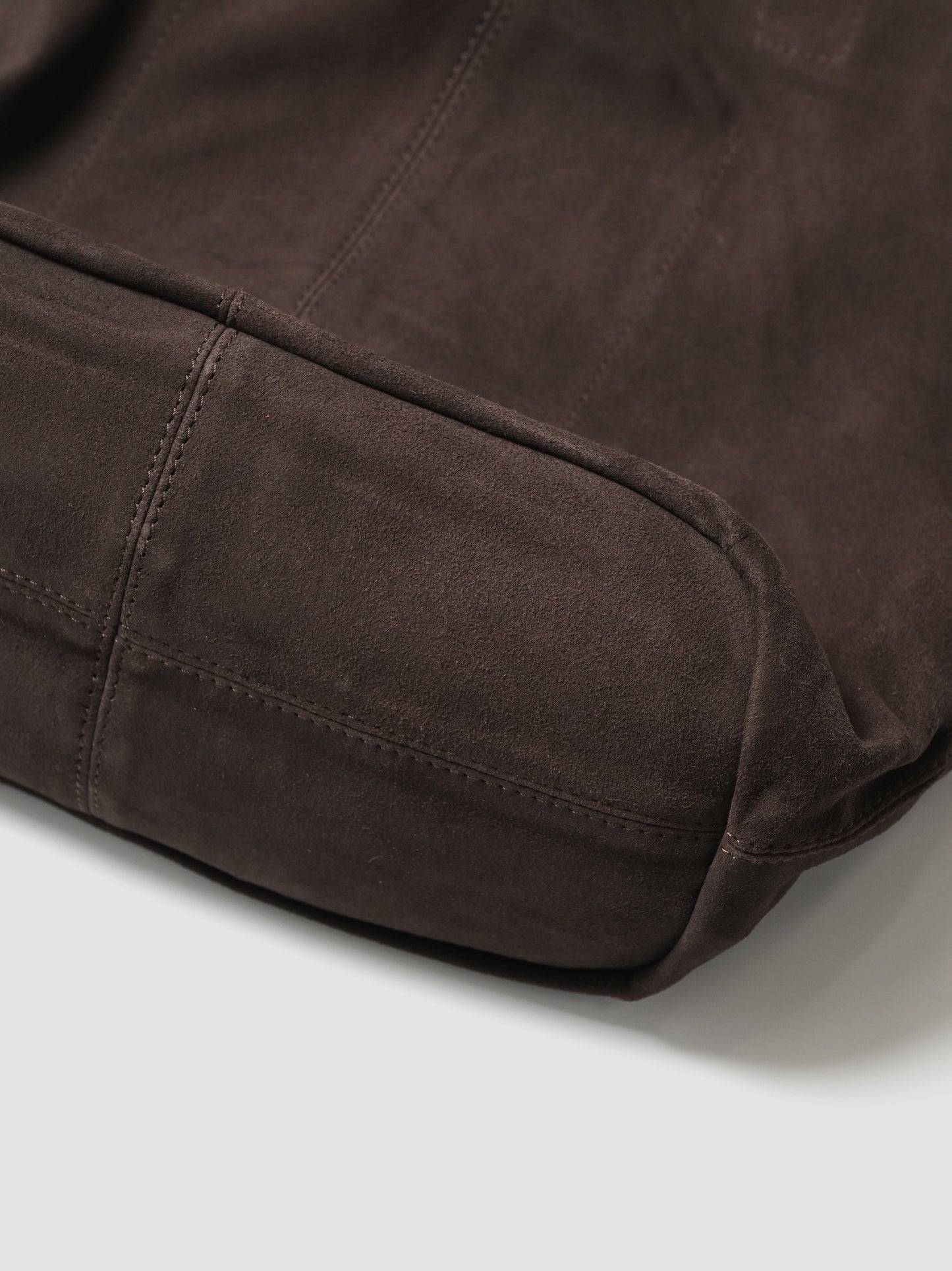 Morphée / 3WAY MIDIUM TOTE（OIL SUEDE）-DARK CHOCO