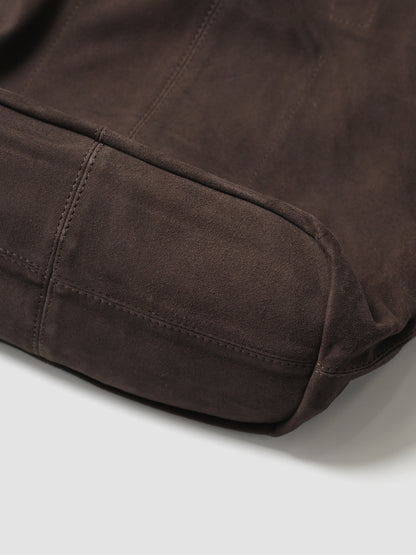 Morphée / 3WAY MIDIUM TOTE（OIL SUEDE）-DARK CHOCO
