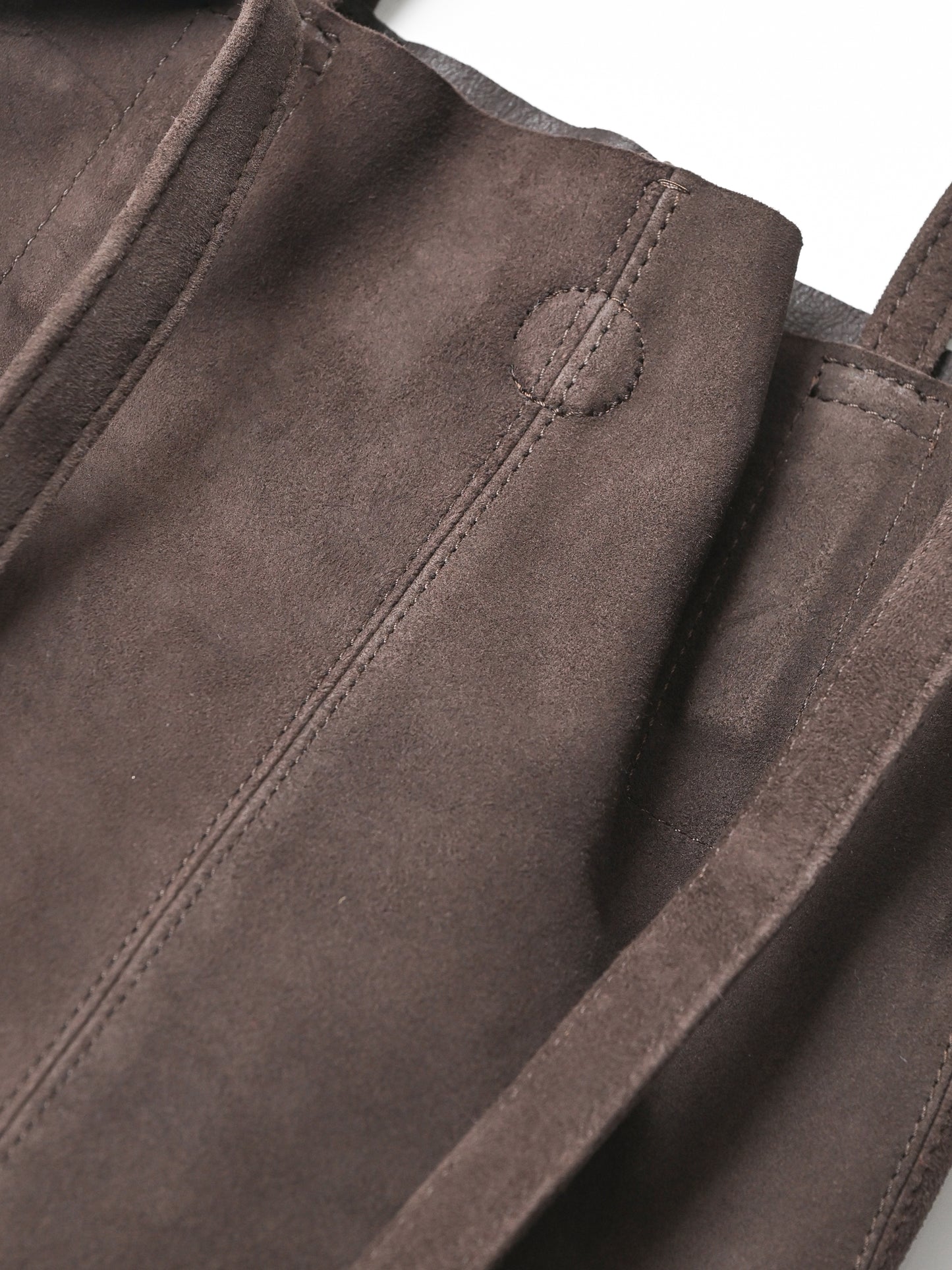 Morphée / 2WAY SMALL TOTE（OIL SUEDE）-DARK CHOCO