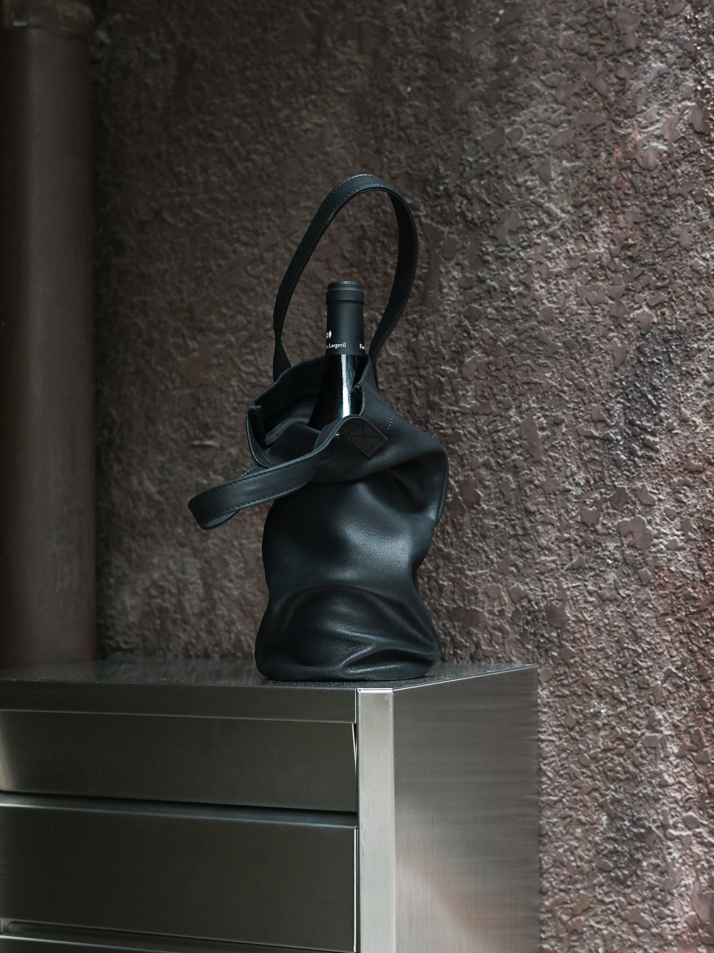 Morphée / BOTTLE BAG -BLACK