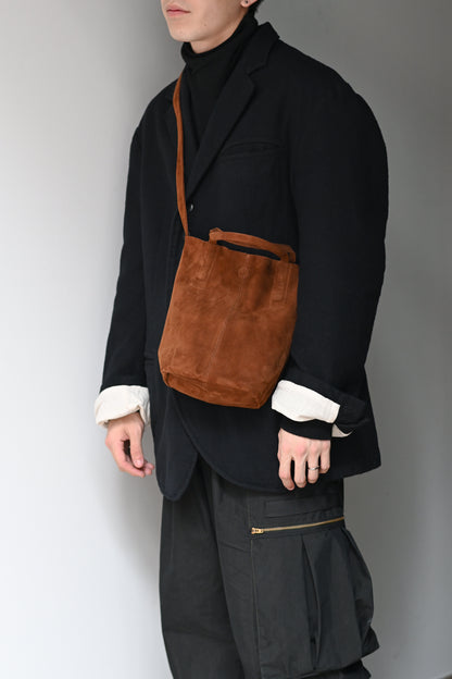 Morphée / 2WAY SMALL TOTE（OIL SUEDE）-BROWN