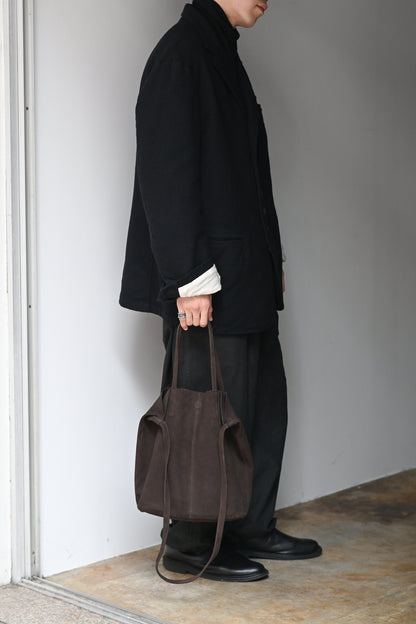 Morphée / 3WAY MIDIUM TOTE（OIL SUEDE）-DARK CHOCO