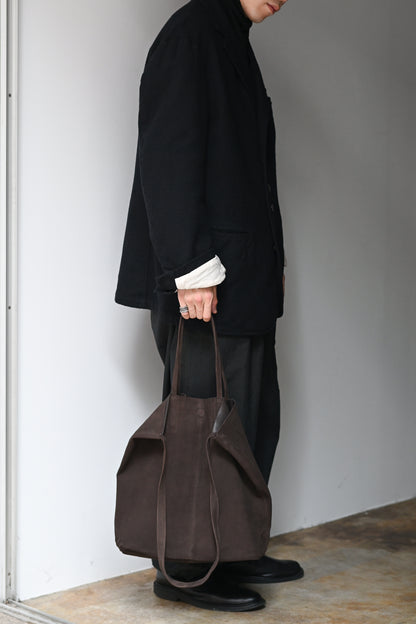 Morphée / 3WAY LARGE TOTE（OIL SUEDE）-DARK CHOCO