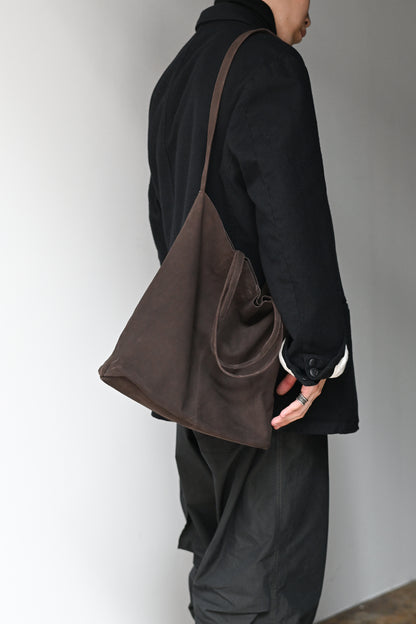 Morphée / 3WAY LARGE TOTE（OIL SUEDE）-DARK CHOCO