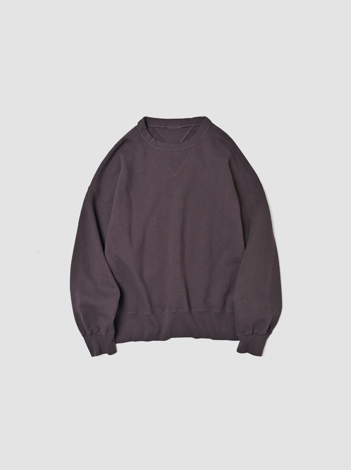 KAPTAIN SUNSHINE / Double V Pullover -BROWN VIOLET