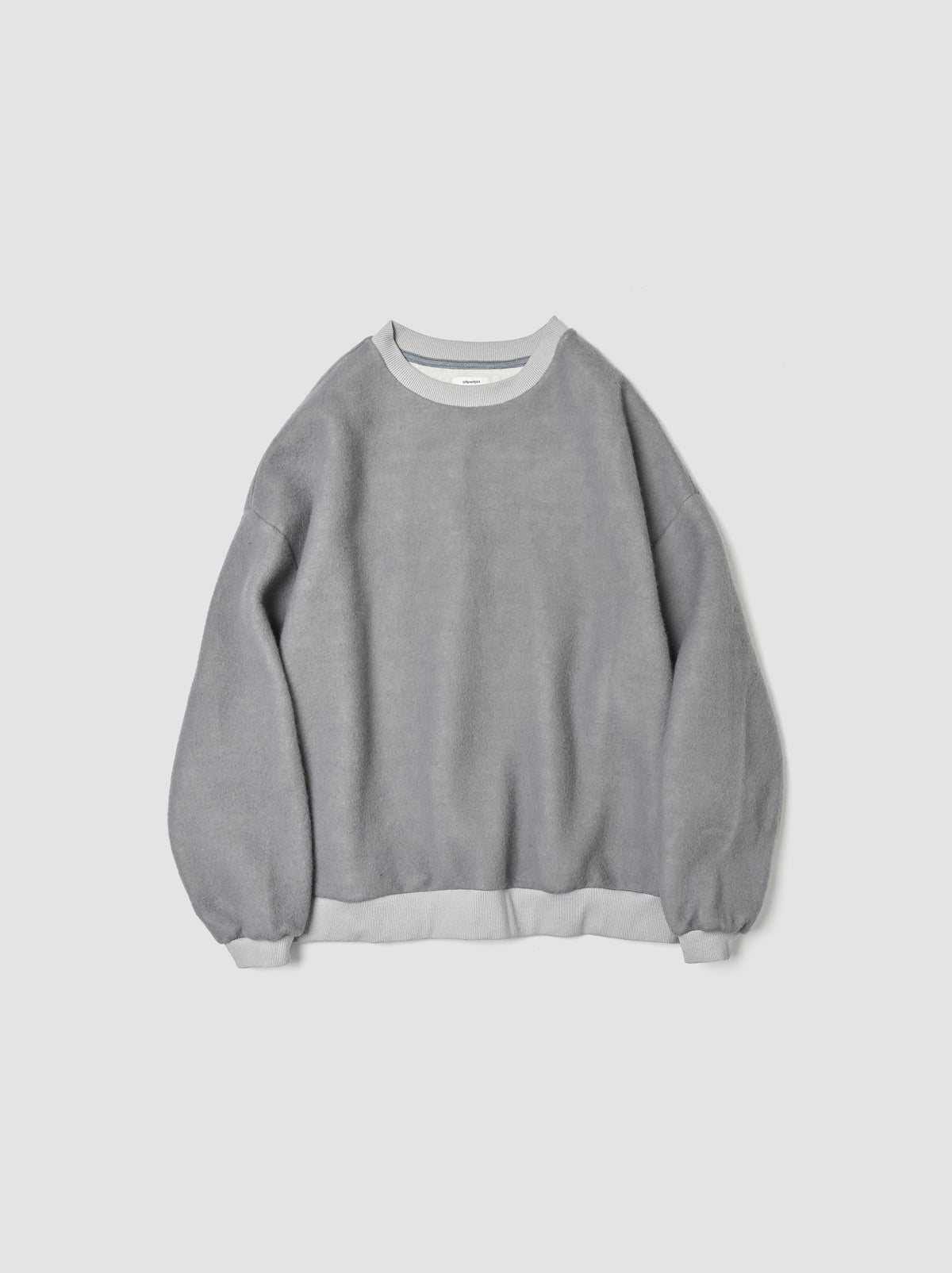 WHOWHAT / WOOL×COTTON 5X CUT-SEW -GRAY