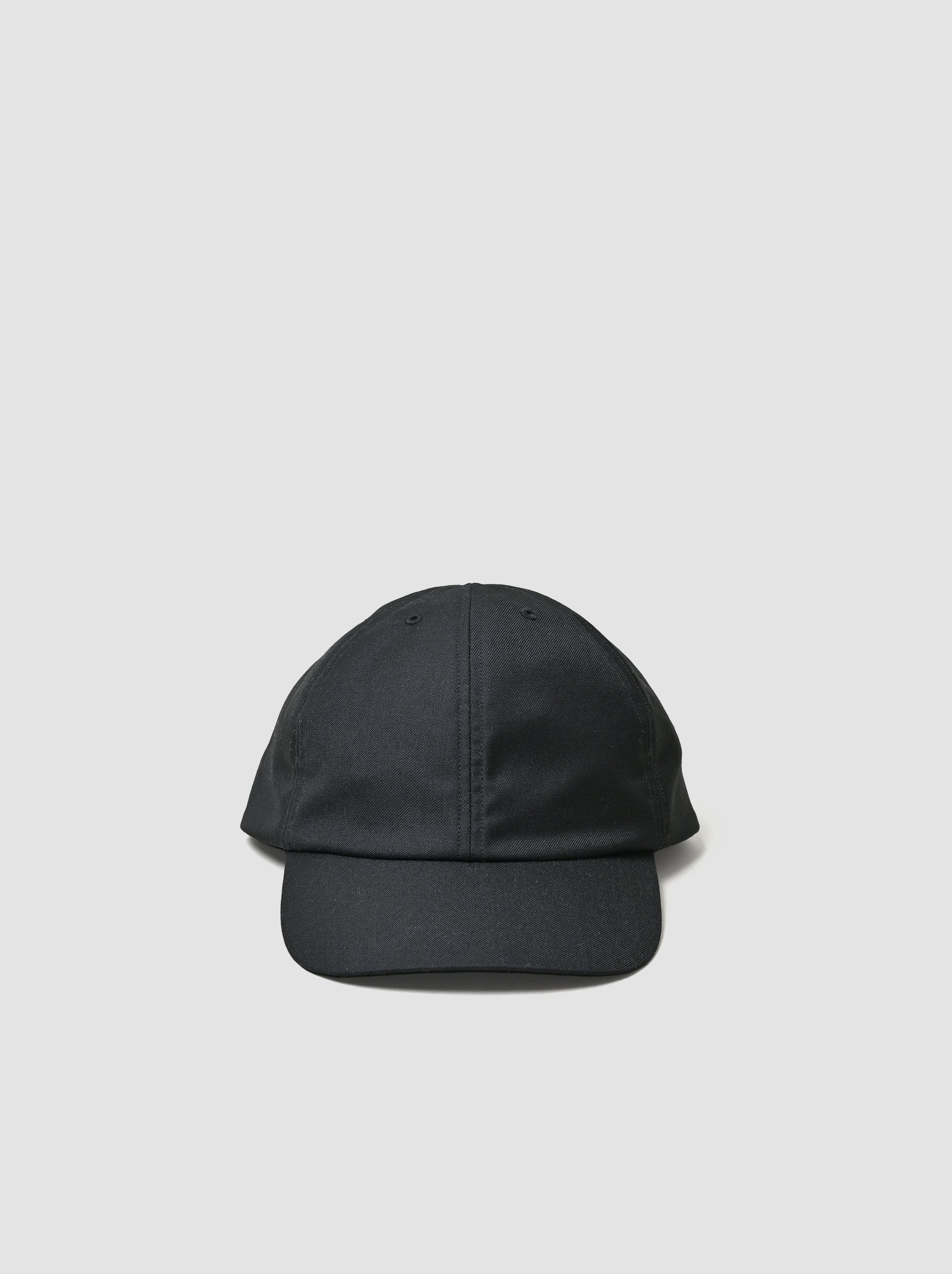 COMESANDGOES / WASHABLE TWILL STANDARD CAP -BLACK