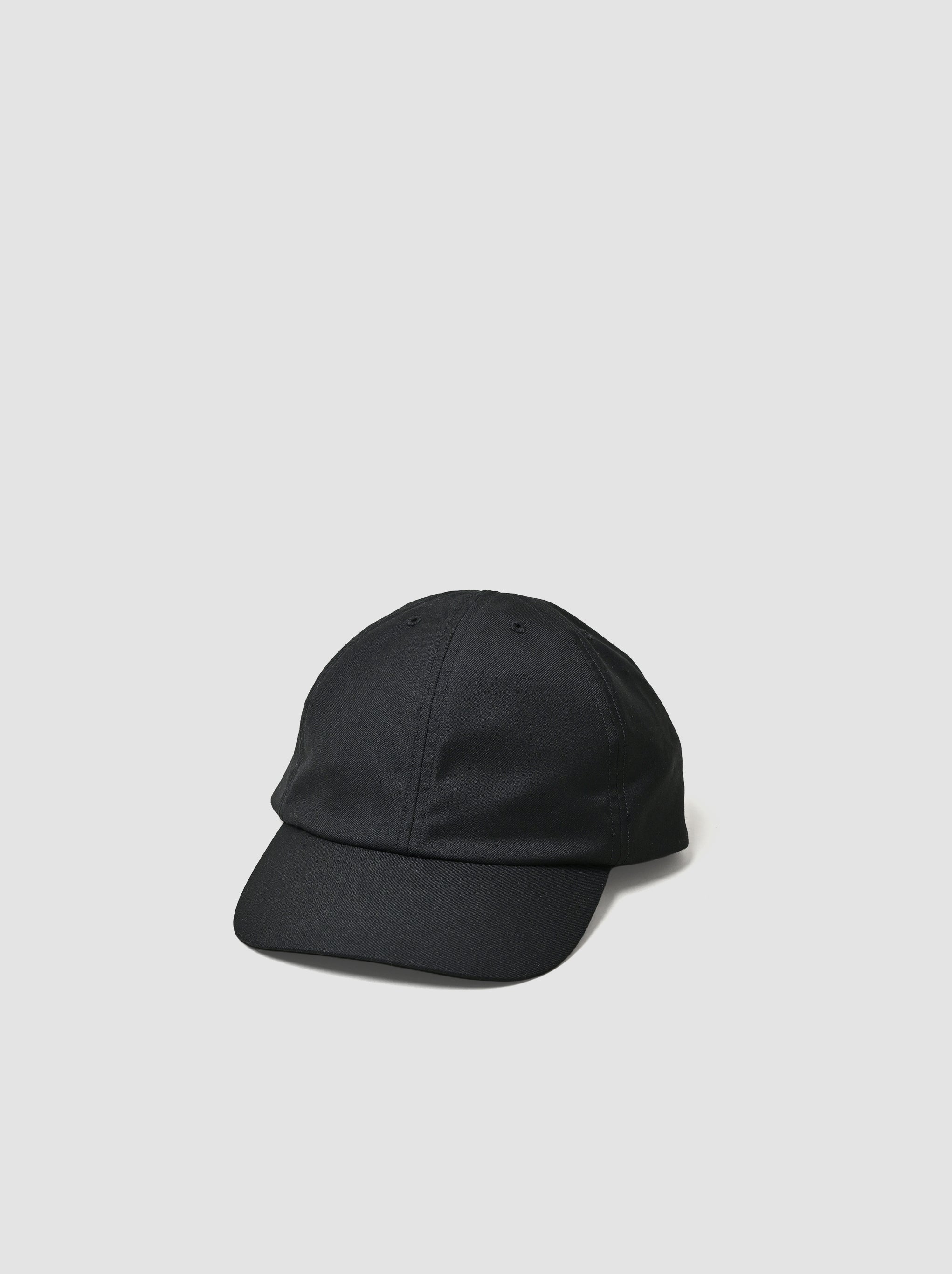 COMESANDGOES / WASHABLE TWILL STANDARD CAP -BLACK