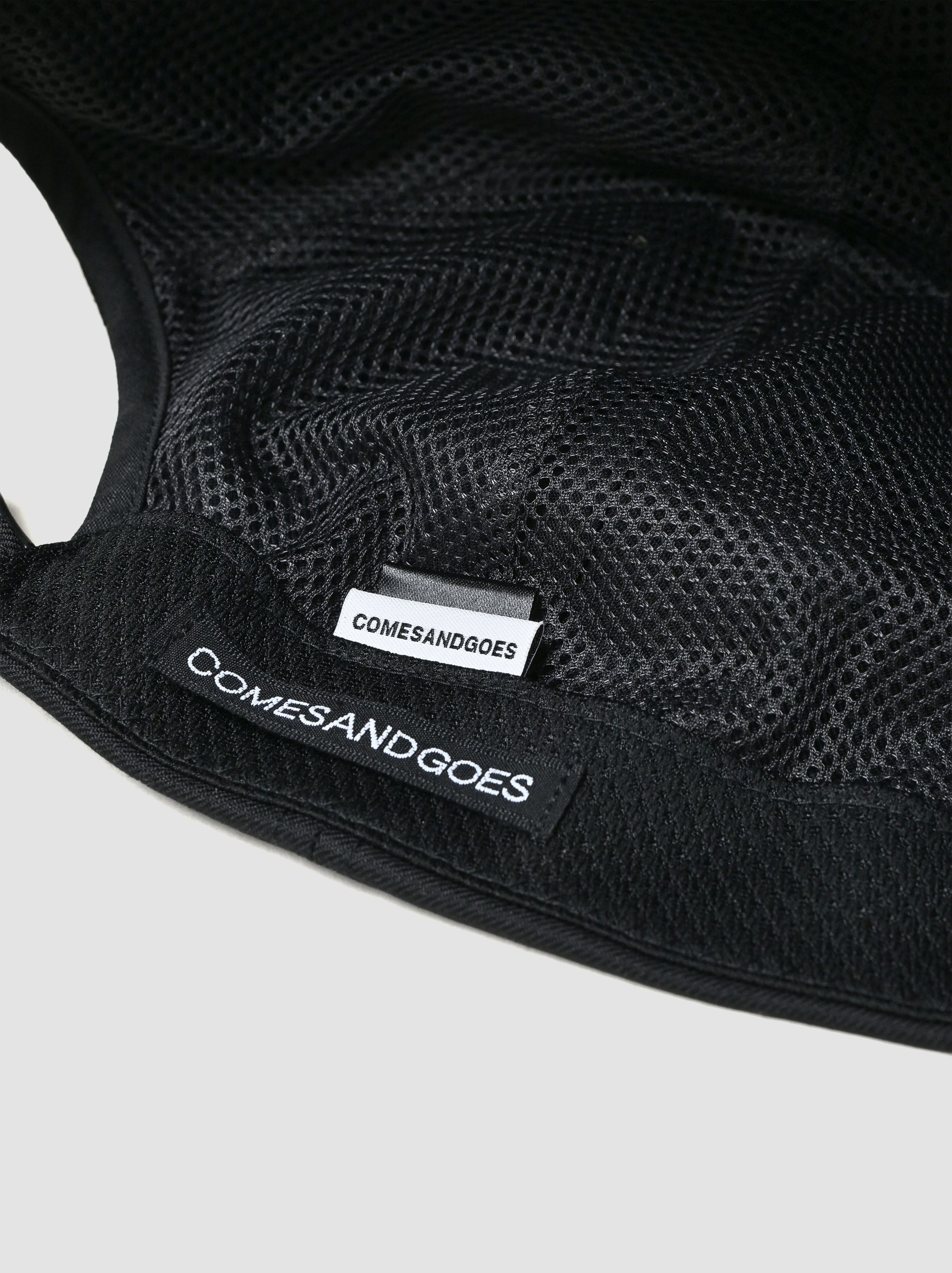 COMESANDGOES / WASHABLE TWILL STANDARD CAP -BLACK